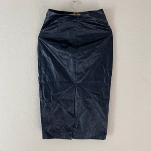 Leith faux leather pencil skirt